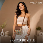 Valenium Boho Print Crossbody Sling Bag