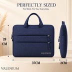 Valenium 15.6” Laptop Polyester Messenger Bag (Blue)