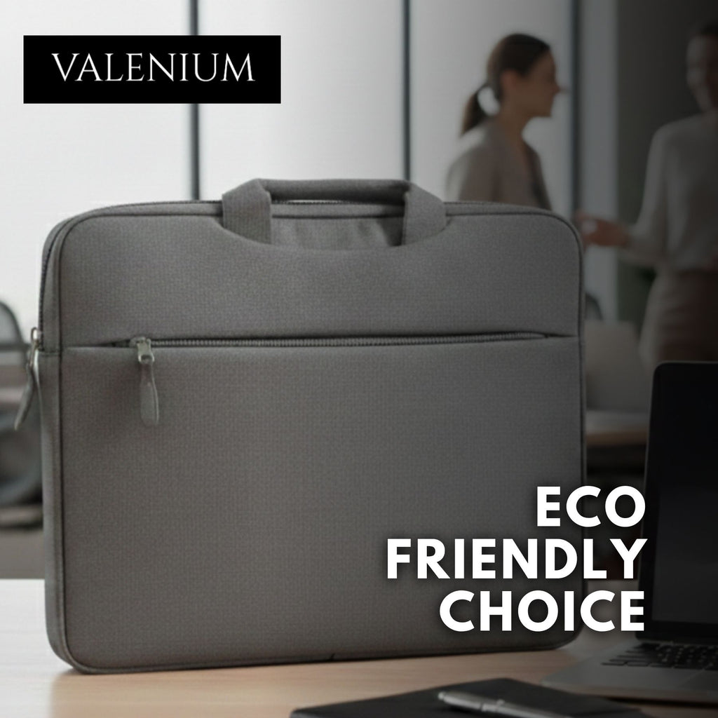 Valenium 15.6" Polyester Laptop Bag (Grey)