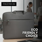 Valenium 15.6" Polyester Laptop Bag (Grey)