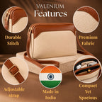 Valenium Dual-Tone Textured Sling Bag