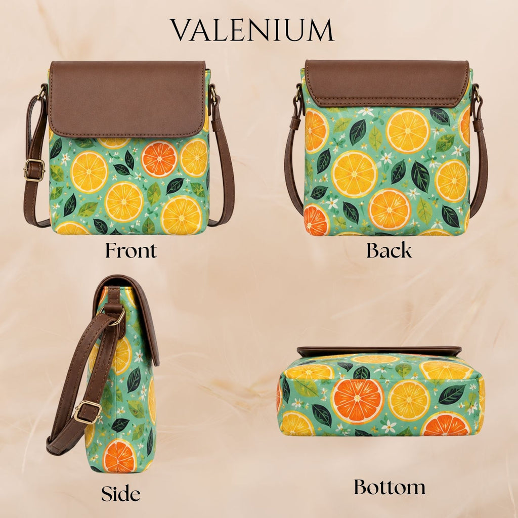 Valenium Citrus Crossbody Sling Bag