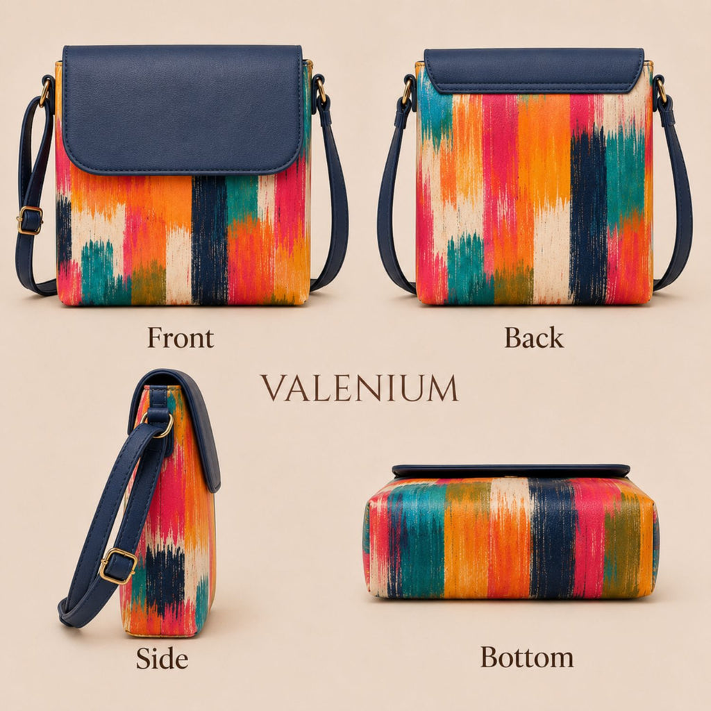 Valenium Colour Splash Crossbody Sling Bag