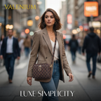 Valenium Crossbody Sling Bag (Brown)