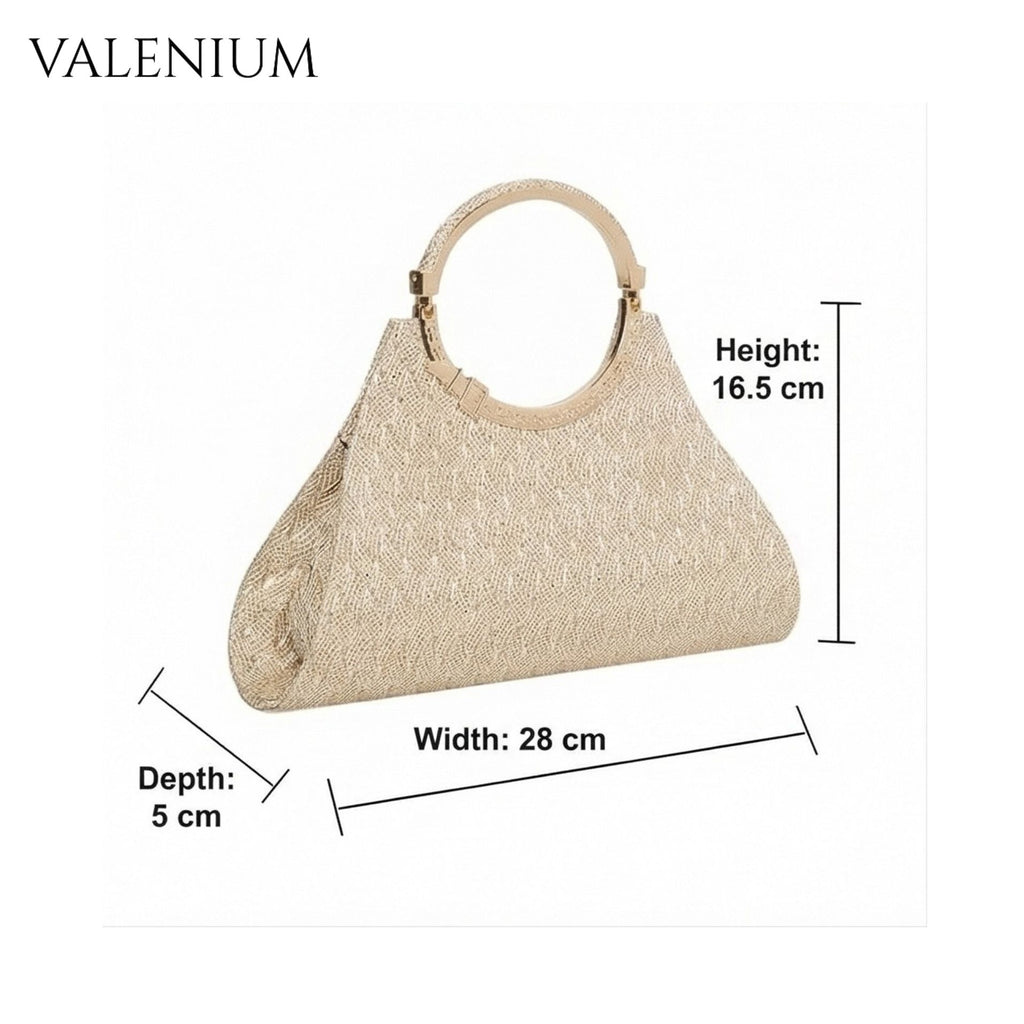 Valenium Clutch Bag (Golden)