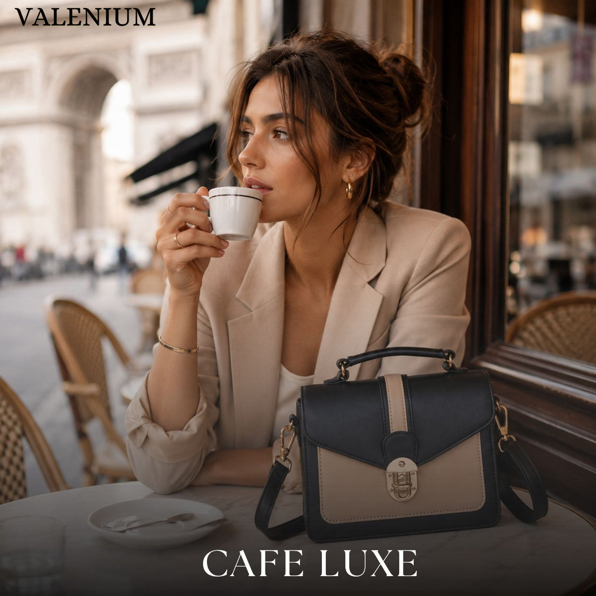 Valenium Sling Bag with Twist Lock