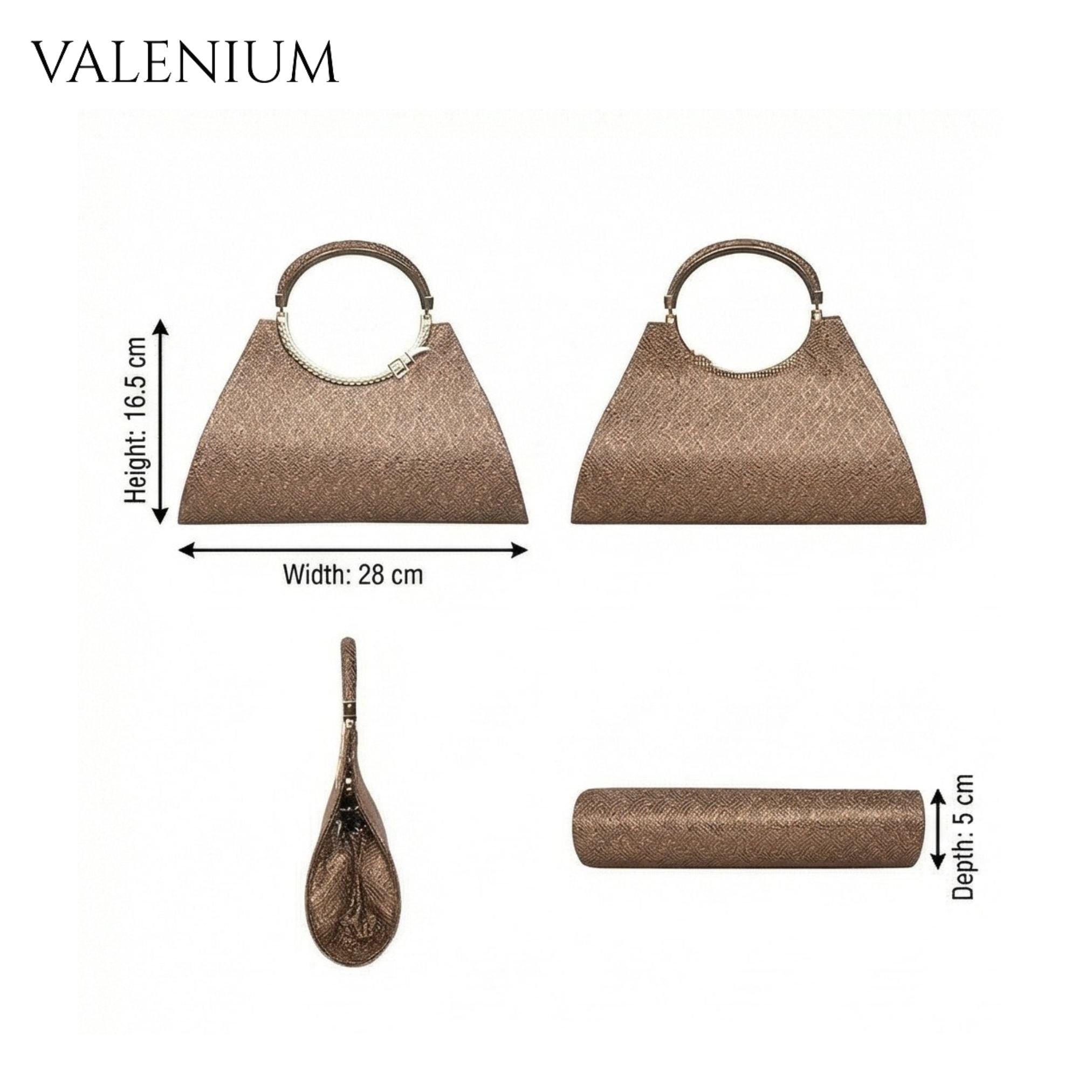 Valenium Clutch Bag (Copper)