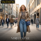 Valenium Striped Crossbody Sling Bag (Navy Blue)