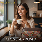 Valenium Printed Sling Bag (Brown)