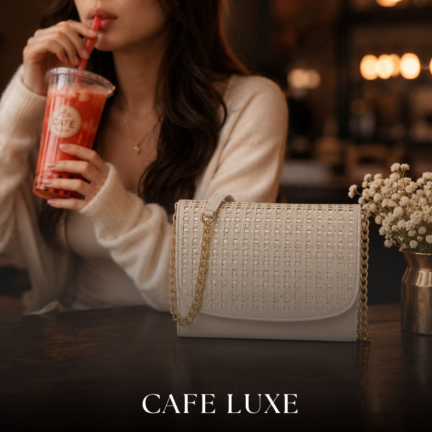 Valenium Crossbody sling White slr