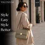 Valenium Quilted Cross Body Sling Bag (Olive)