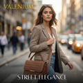 Valenium Satchel Sling Bag (Brown)