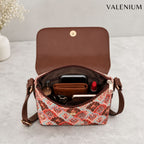 Valenium Floral Crossbody Sling Bag (Multicolor)