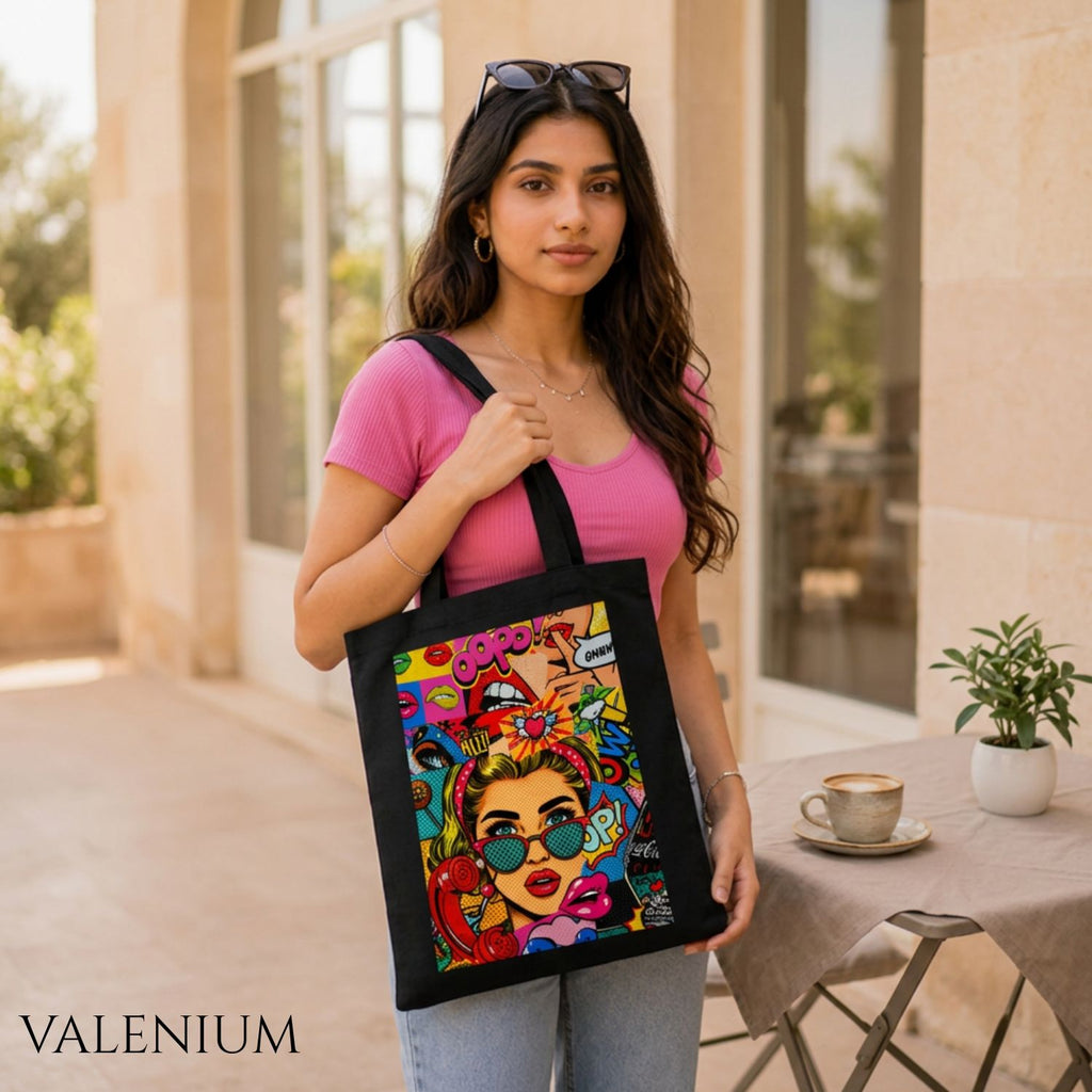 Valenium Pop Art Tote Bag