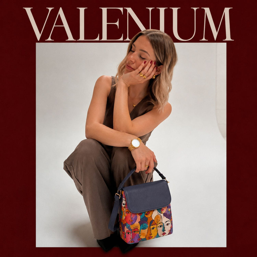Valenium Abstract Crossbody Sling Bag