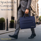 Valenium 15.6” Laptop Polyester Messenger Bag (Blue)