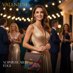 Valenium Printed Crossbody Sling Bag (Multicolour)