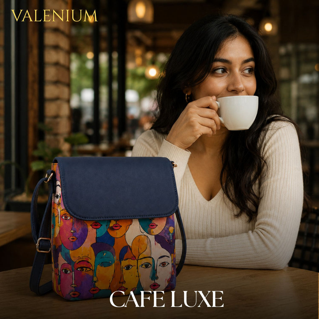 Valenium Abstract Crossbody Sling Bag
