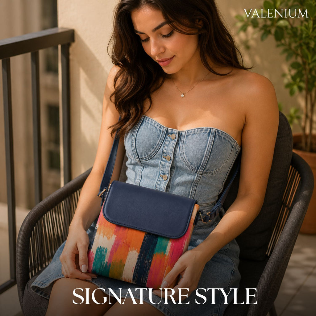Valenium Colour Splash Crossbody Sling Bag