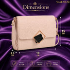 Valenium Sling Bag (Cream)