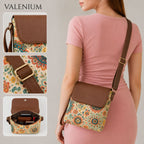 Valenium Boho Print Crossbody Sling Bag