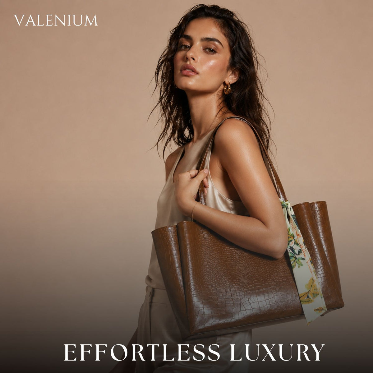 Valenium Shoulder Tote Bag