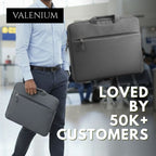 Valenium 15.6" Polyester Laptop Bag (Grey)