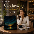 Valenium Celestial Serenity Canvas Tote Bag
