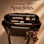 Valenium Coffee Brown Shoulder HandBag