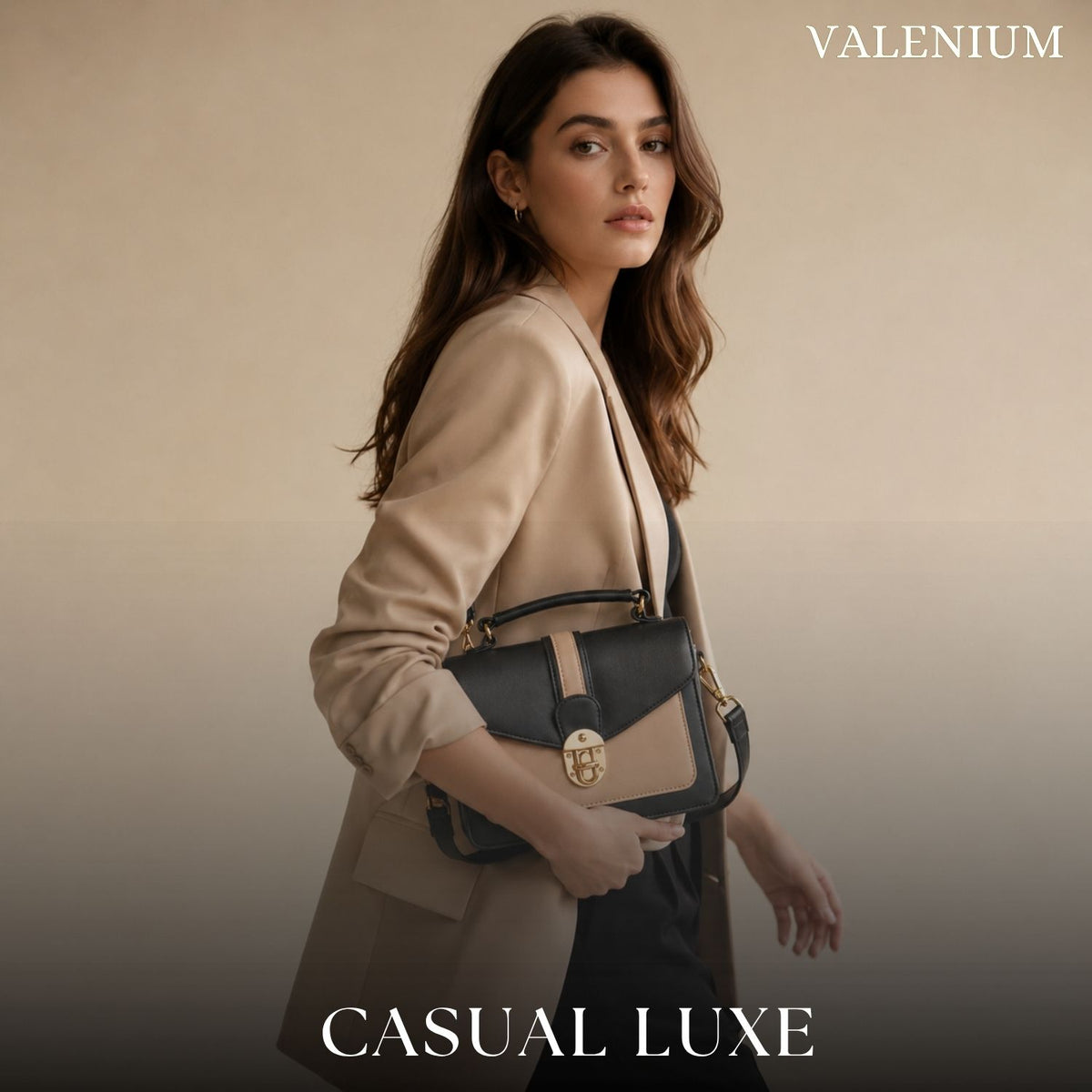 Valenium Sling Bag with Twist Lock
