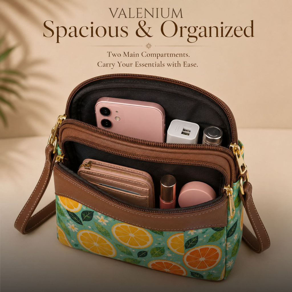 Valenium Crossbody Sling Bag