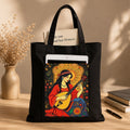 Valenium Bohemian Melody Muse Printed Tote Bag