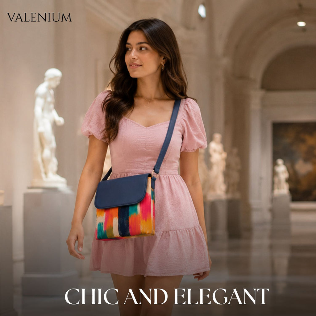 Valenium Colour Splash Crossbody Sling Bag