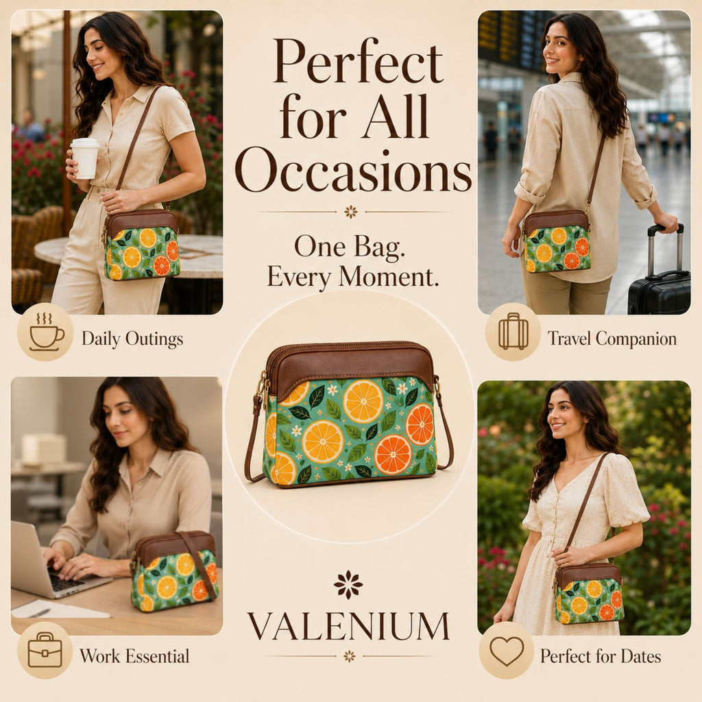 Valenium Crossbody Sling Bag