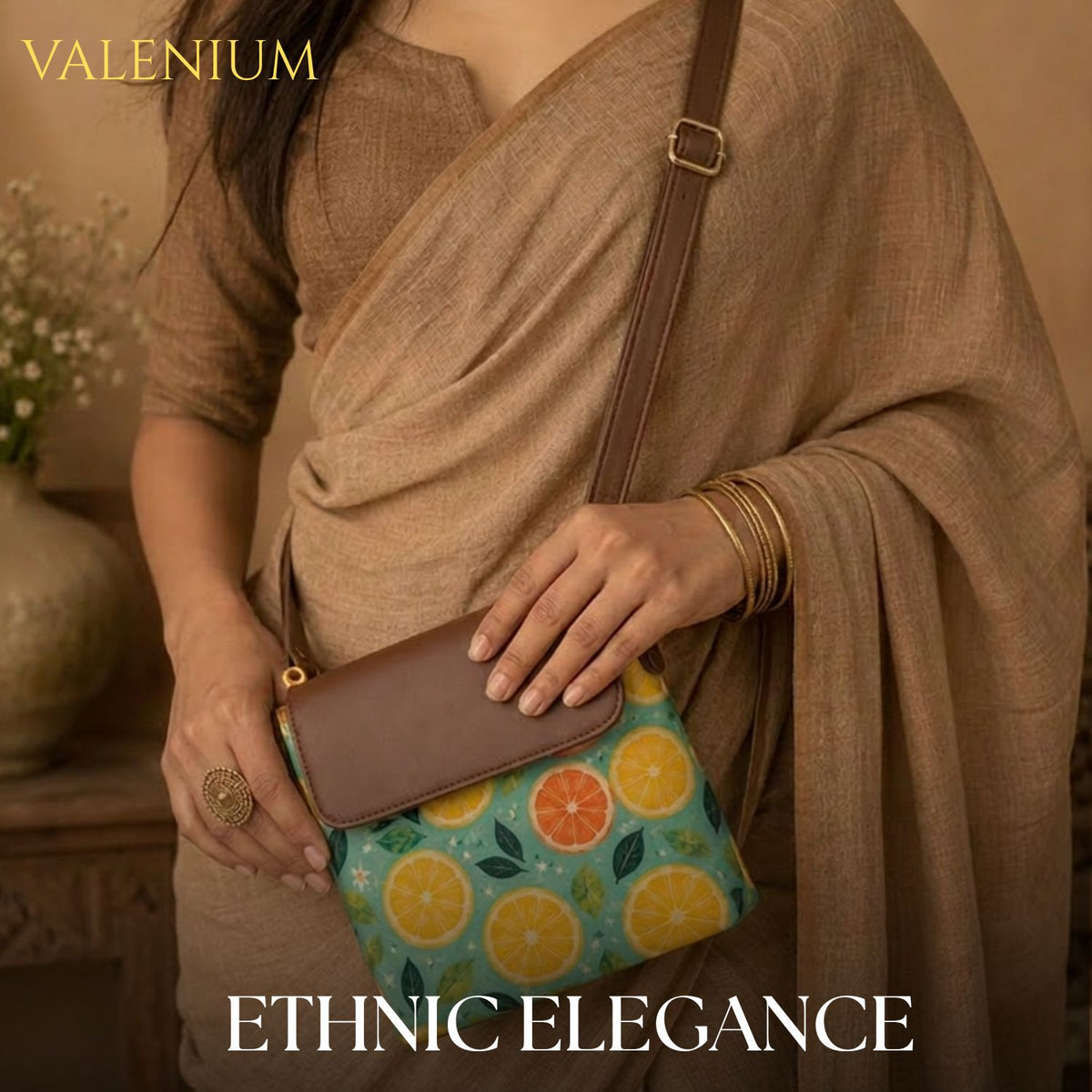 Valenium Citrus Crossbody Sling Bag