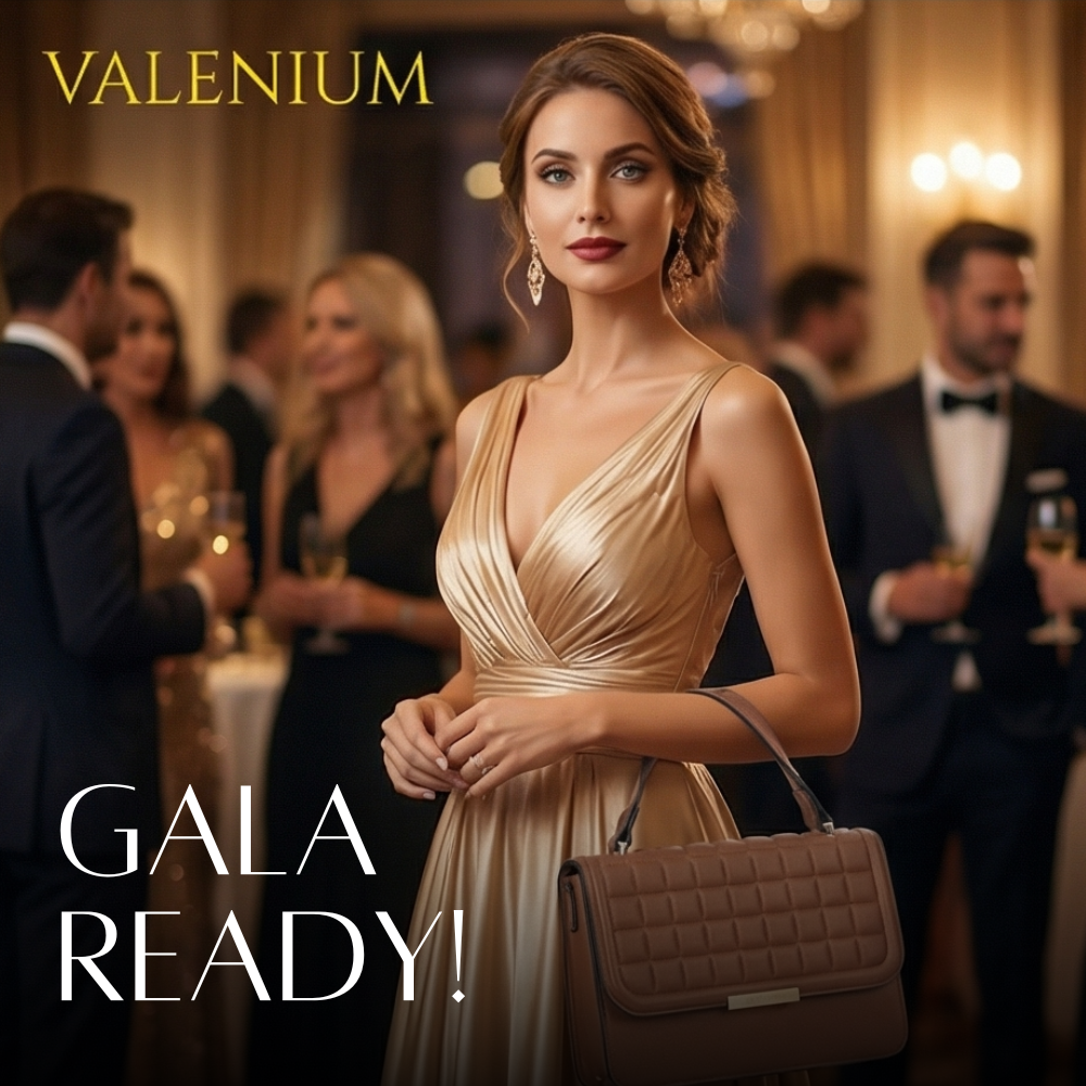 Valenium Satchel Sling Bag (Brown)