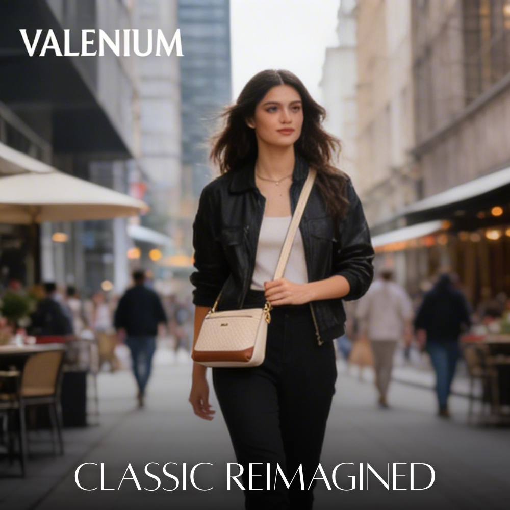 Valenium Crossbody Sling Bag (Off-White)