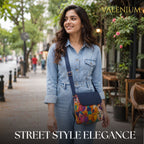 Valenium Abstract Crossbody Sling Bag