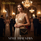 Valenium V-Flap Crossbody Sling Bag (Black)