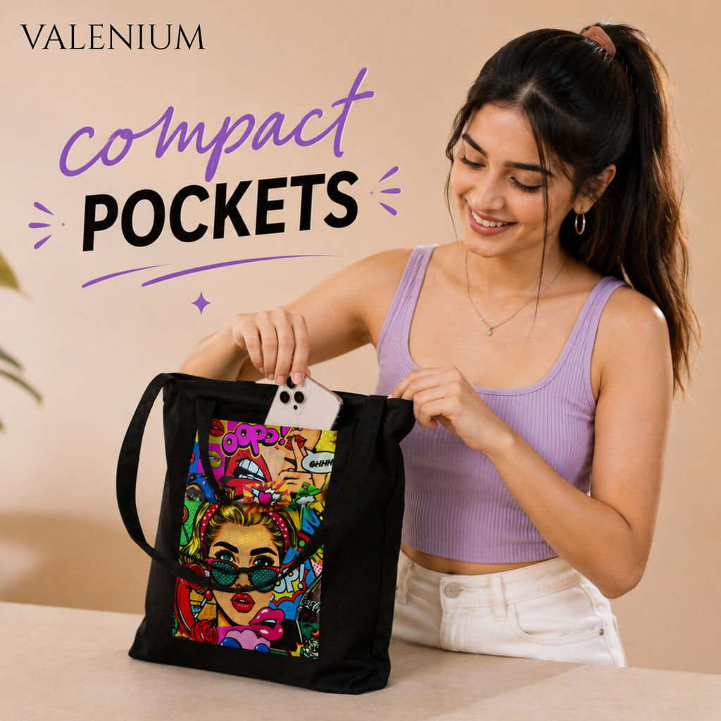 Valenium Pop Art Tote Bag