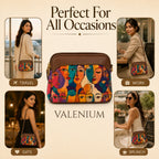 Valenium Women's Cubist Faces Sling Bag