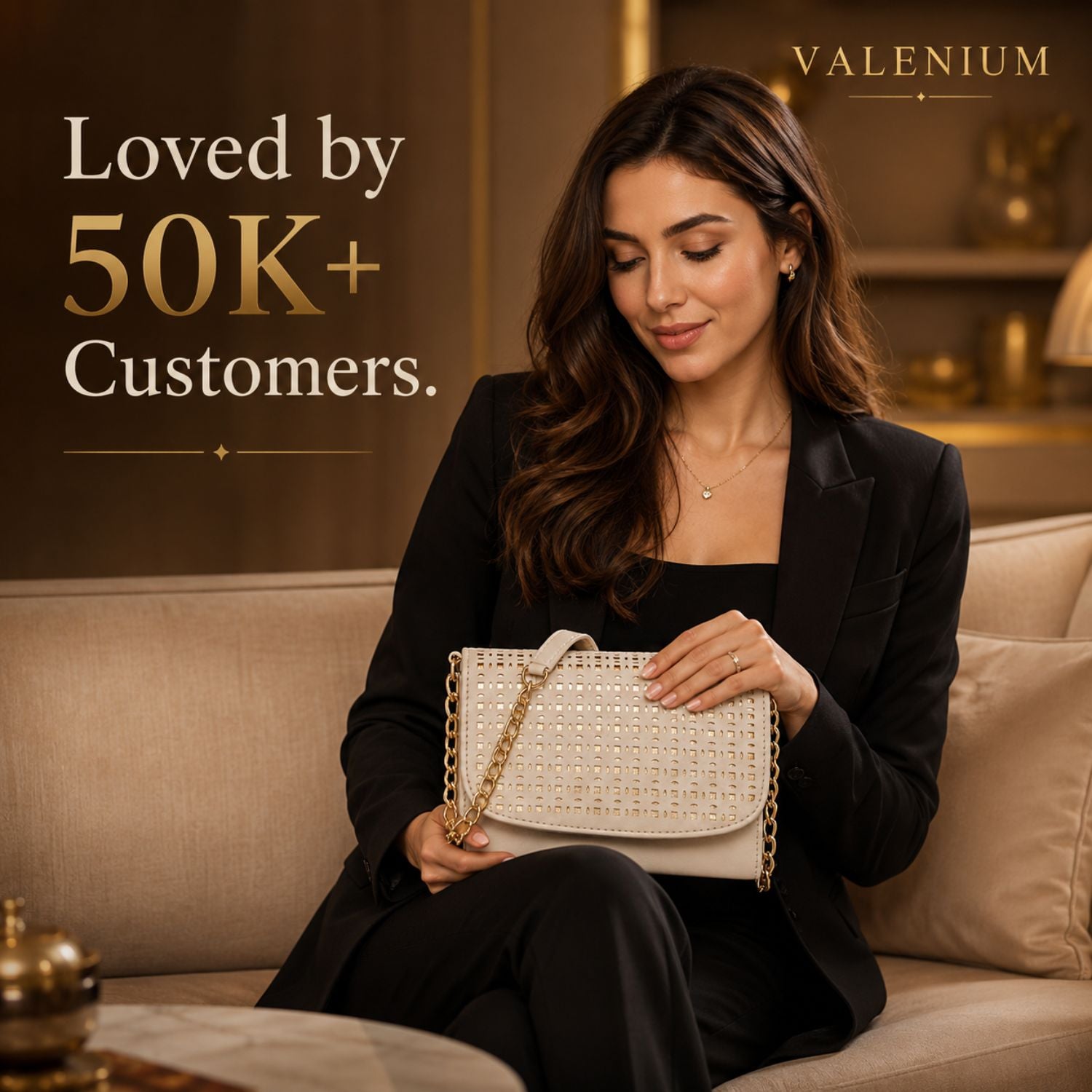 Valenium Crossbody sling White slr