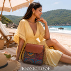 Valenium Printed Crossbody Sling Bag (Mulitcolor)