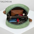 Valenium Flower Print Round Sling Bag (Sage Green)