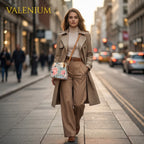 Valenium Floral Print Sling Bag (Sage Green)