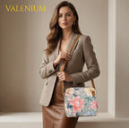 Valenium Floral Print Sling Bag (Sage Green)
