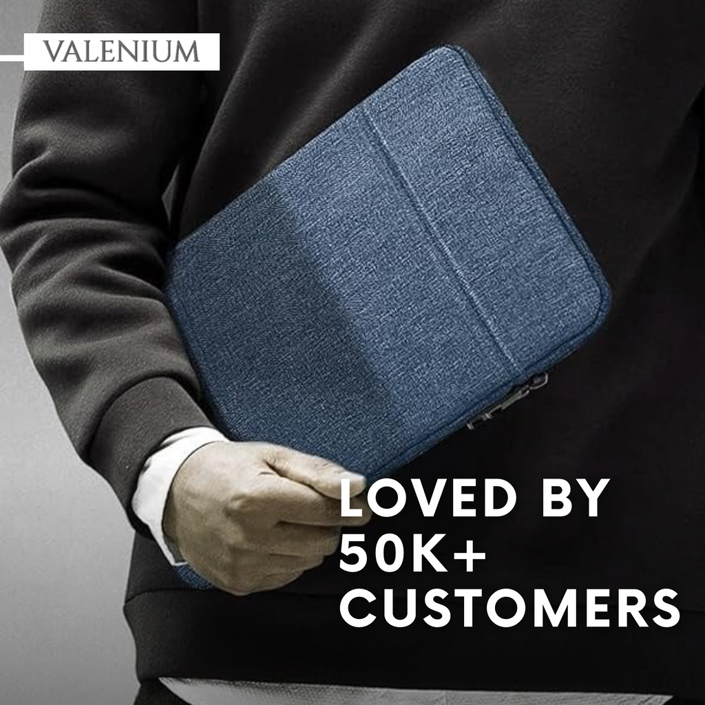 Valenium 11.6” Polyester Tablet Case Cover (Blue)