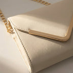 Valenium V-Flap Crossbody Sling Bag (Off-White)