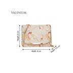 Valenium Floral Printed Women's Sling Bag (Cream)