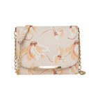 Valenium Floral Printed Women's Sling Bag (Cream)